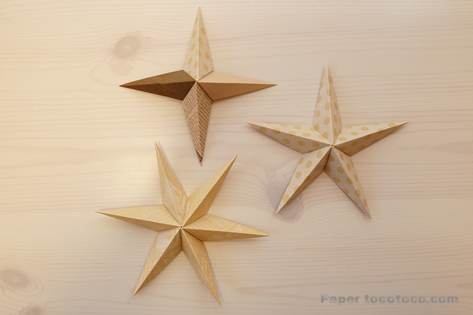 星－Star－ | おりがみレシピのpaper tocotoco