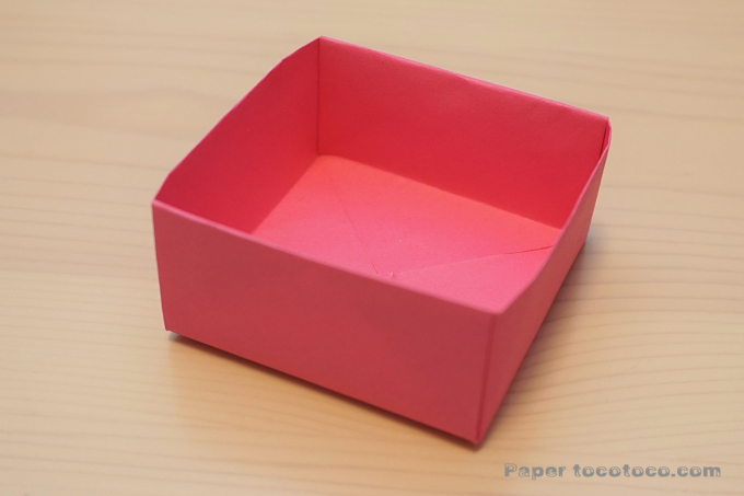 折り紙重ね箱の折り方