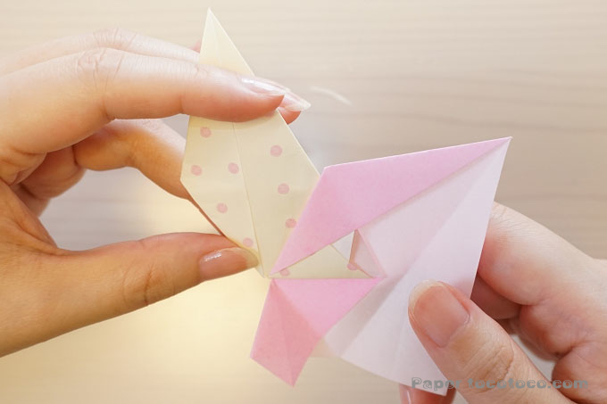 折り紙星2の折り方