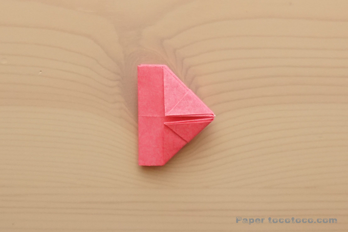 折り紙リボン1の折り方