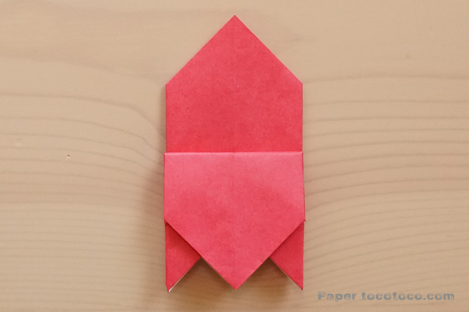 折り紙脚付き三方の折り方
