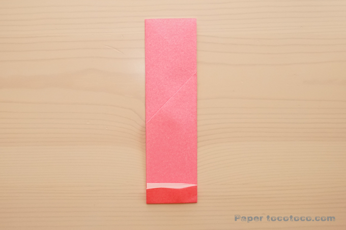 折り紙箸袋の折り方1