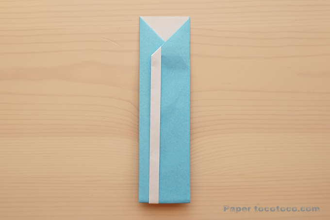 折り紙箸袋の折り方2