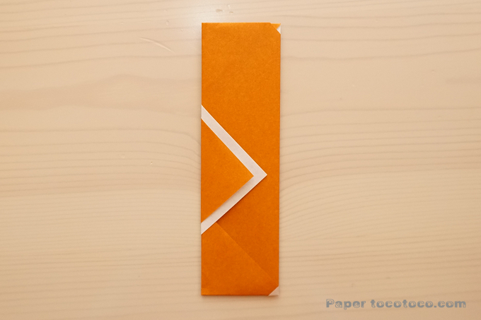 折り紙箸袋の折り方3