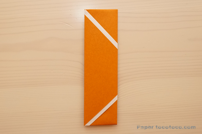 折り紙箸袋の折り方3
