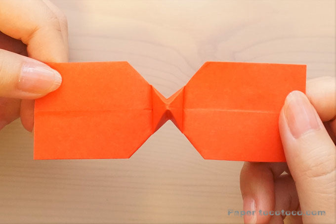 折り紙リボンの折り方4