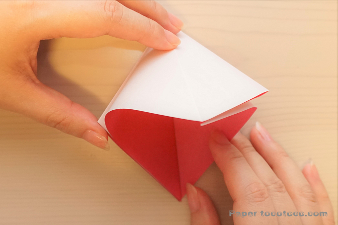 折り紙リボンの折り方5