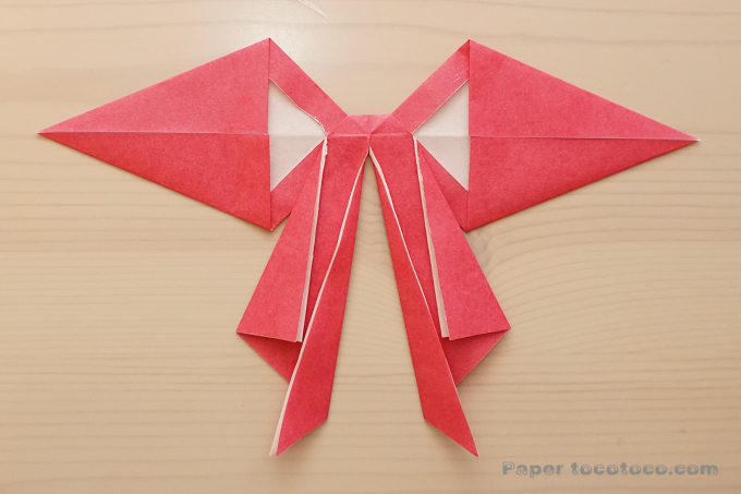 折り紙リボンの折り方5