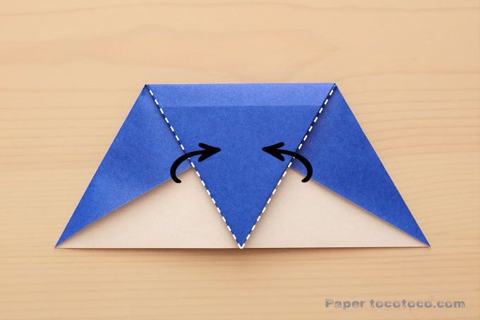 折り紙星の折り方4