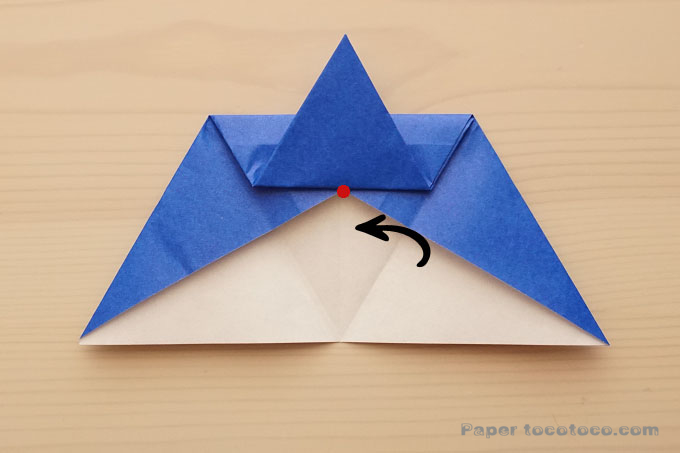 折り紙星の折り方4