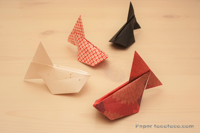 折り紙風船金魚の折り方