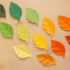 折り紙☆葉っぱの折り方☆超簡単なのに結構リアル！若葉から落ち葉まで