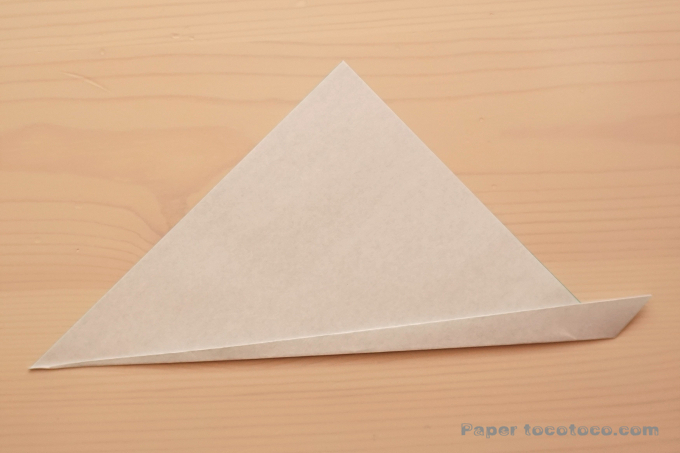 折り紙葉っぱの折り方1