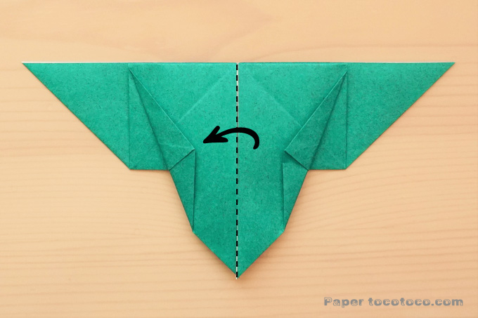 折り紙ちょうちょの折り方1